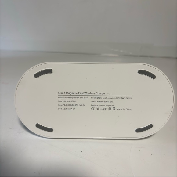 Waystar 3 in 1 magnetic charging station iPhone watch AirPods open box pre-owned - Picture 11 of 11